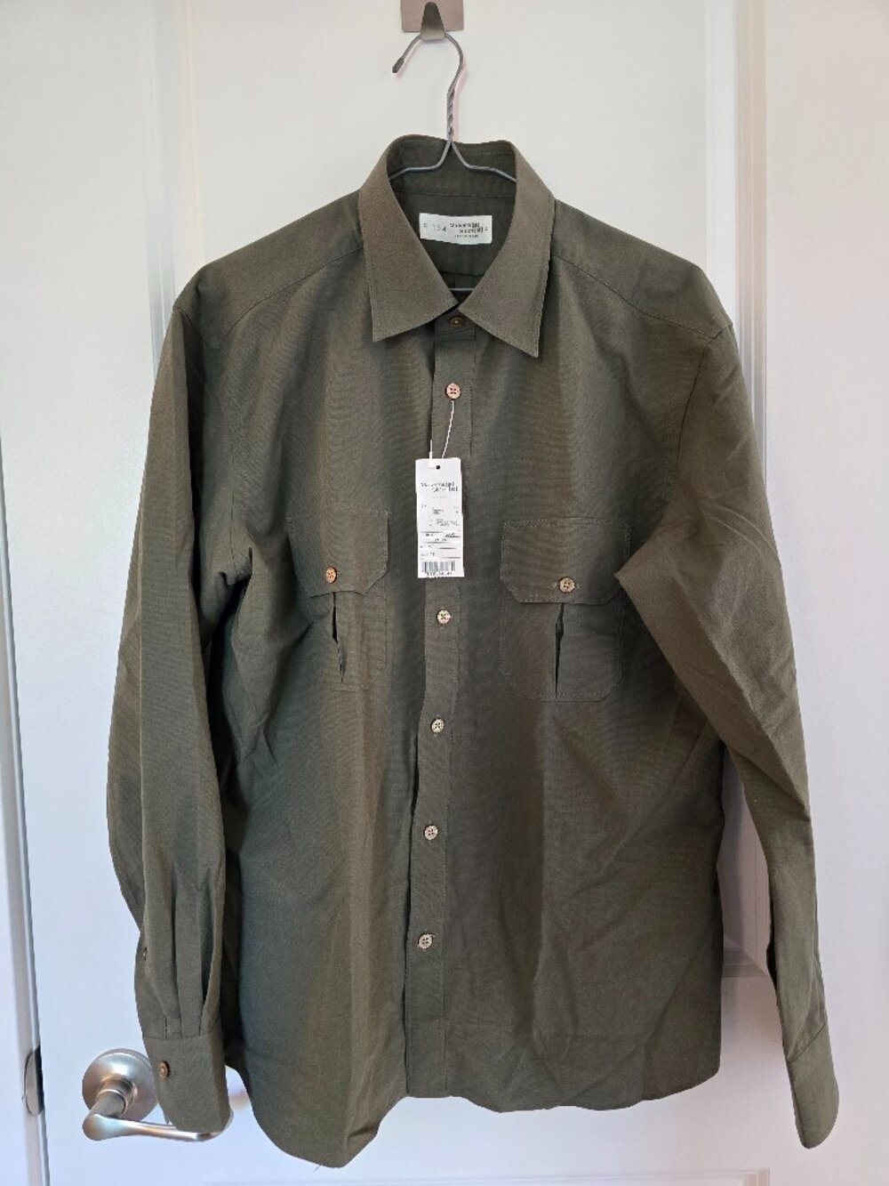 Kamakura Shirts Tokyo Fit - CASUAL UNTUCKED Semi-spread Dobby Washi Shirt
